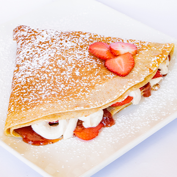 Crepa Strawberry Cheesecake