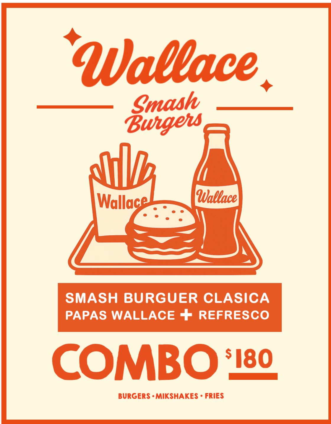 COMBO CLÁSICA - PAPAS - REFRESCO 