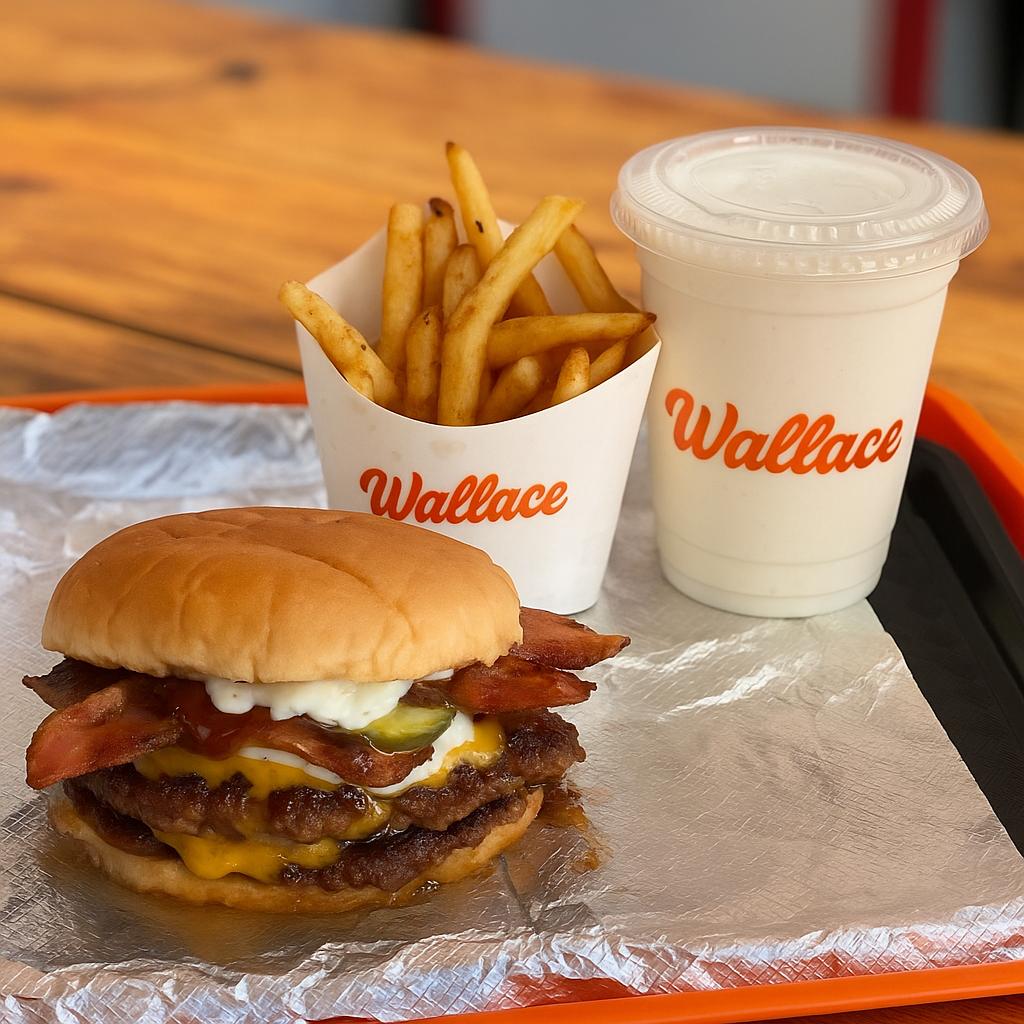 COMBO DOBLE BBQ - PAPAS - MILK SHAKE