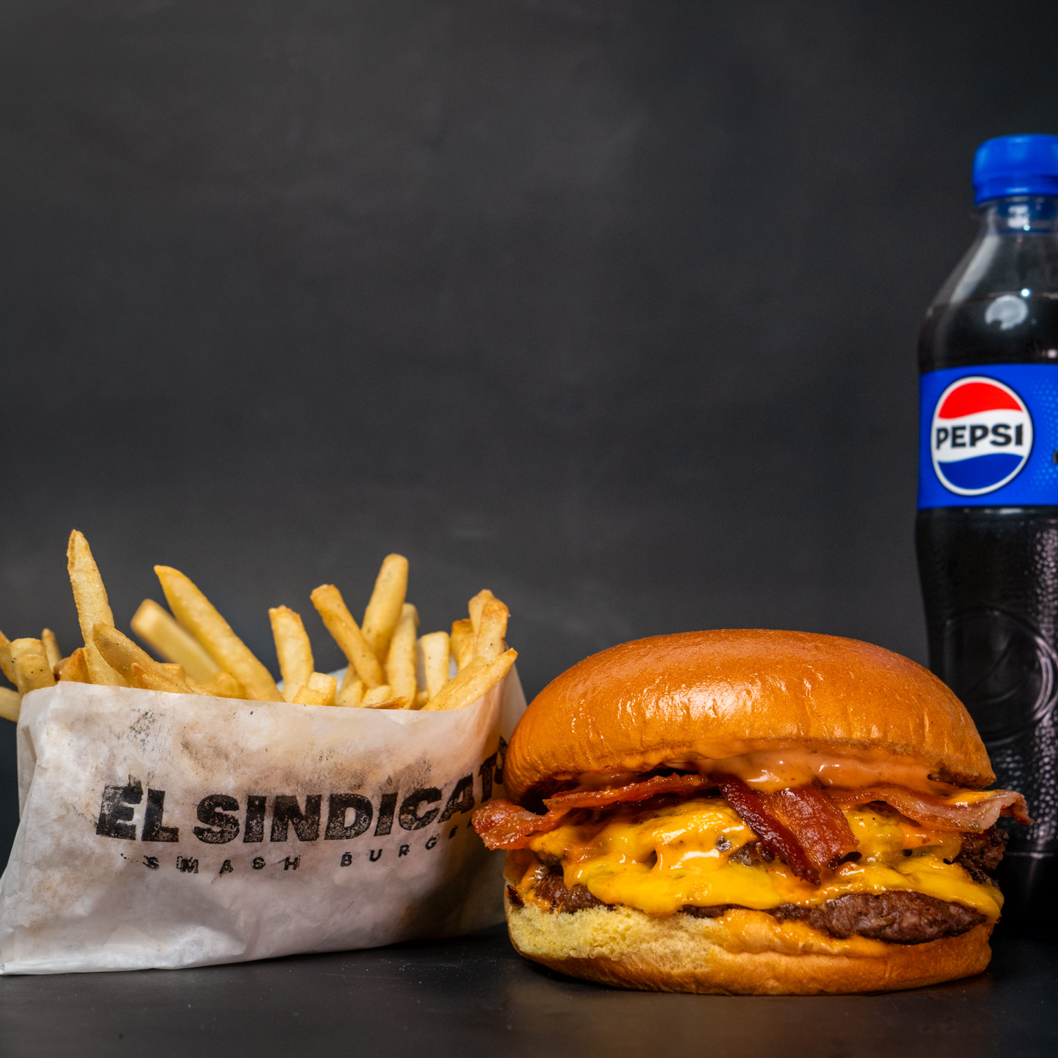 Combo Smoked Bacon + Papas + Refresco