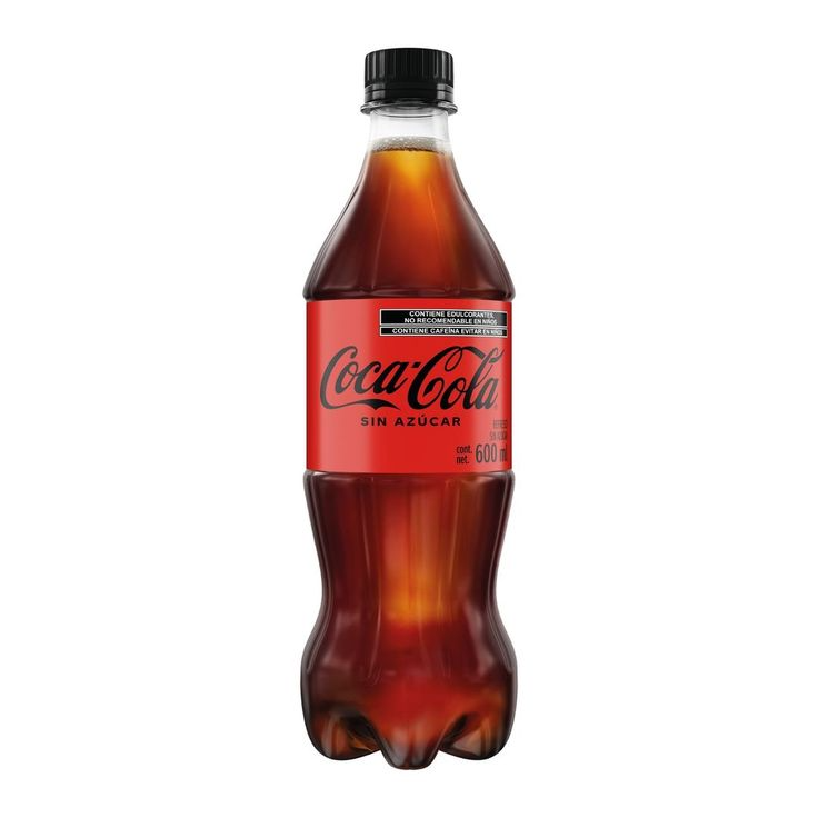 Coca Cola sin azucar 600 ML