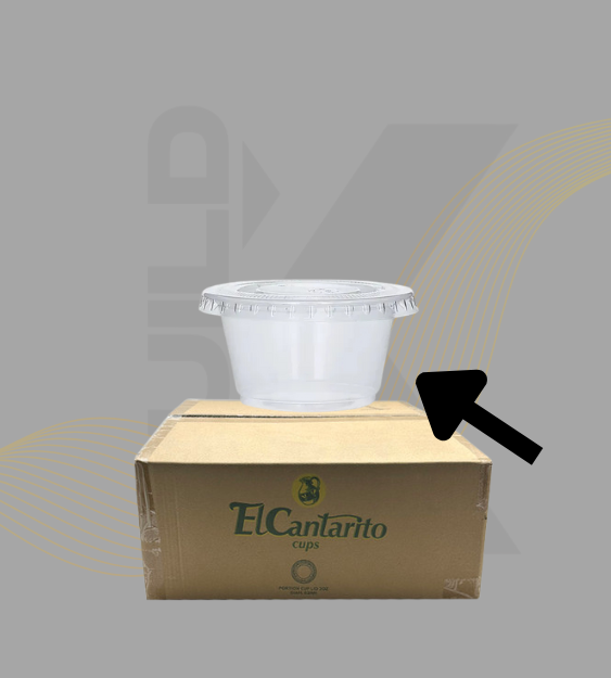 VASO TRANSPARENTE SOUFFLE 2 OZ (PP)